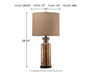 Laurentia Glass Table Lamp