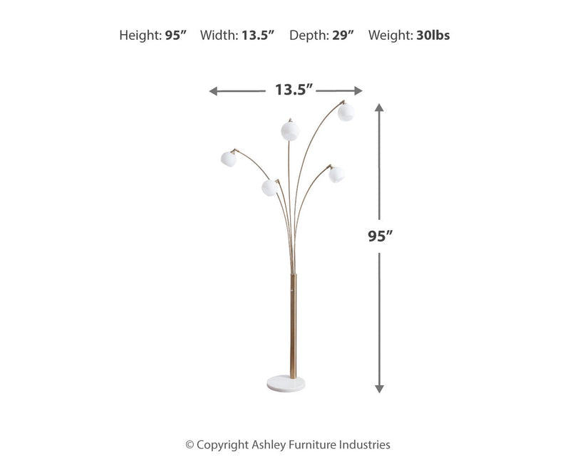 Taliya Metal Arc Lamp