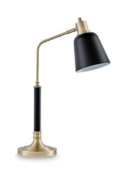Jae Desk Lamps Clairwell Desk Lamp Black Gold Finish