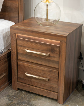 Breckori Two Drawer Night Stand