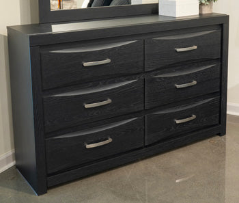 Jeffon Six Drawer Dresser