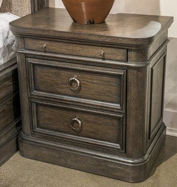 Bannette Two Drawer Night Stand