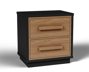 Kozmour Two Drawer Night Stand