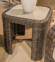 Mission Outdoor Beach Square End Table