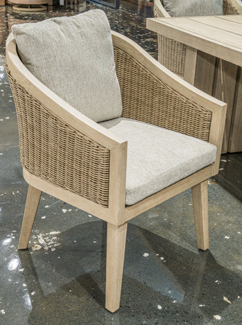 Alden Peak Arm Chair With Cushion (2/CN) Default Title