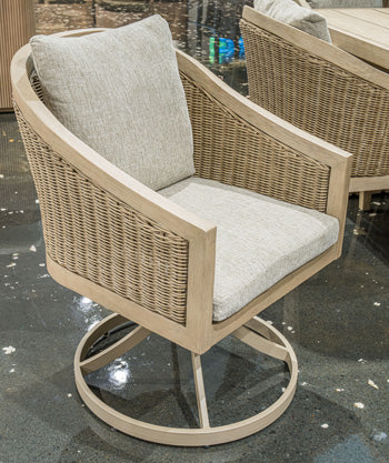 Alden Peak Swivel Chair w/Cushion (2/CN)