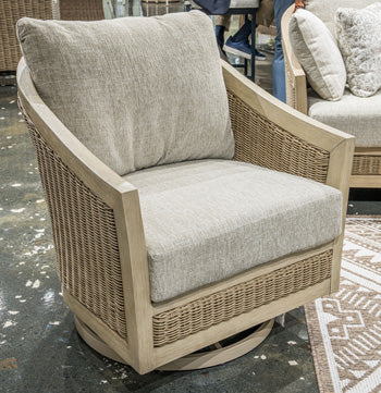 Alden Peak Swivel Lounge Chair w/Cushion Default Title
