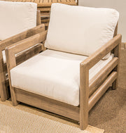 Arc Outdoor Lake Lounge Chair w Cushion