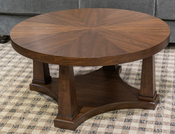 Rustic Plains Round Cocktail Table Default Title