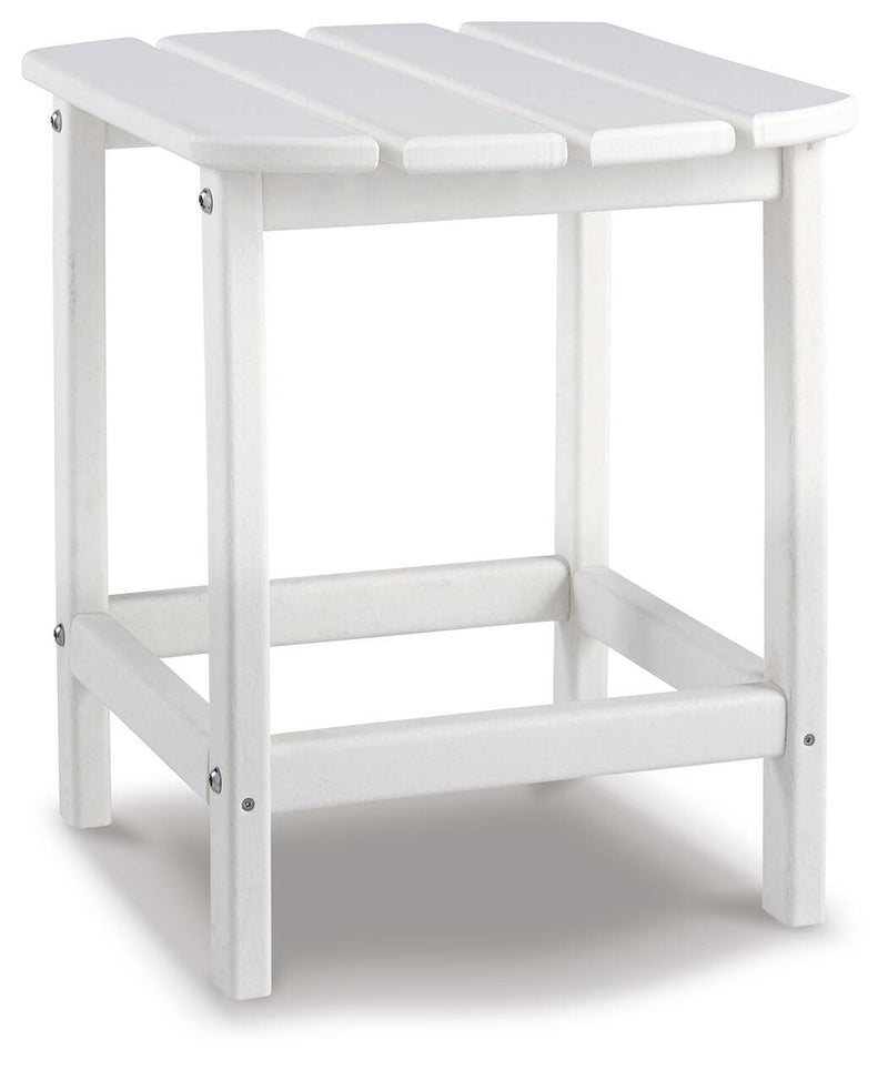 Sundown Treasure Outdoor End Table White