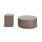 Midnight Mountain Fire Pit with Tank Cover Firepits Light Brown (P050-776)