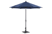 Spring Palms Outdoor 9' Auto Tilt Umbrella Navy Blue