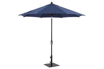 Spring Palms Outdoor 9' Auto Tilt Umbrella Navy Blue