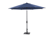 Spring Palms Outdoor 10' LED Twist Umbrella Navy Blue