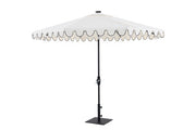 Spring Palms Outdoor Twist Tilt Umbrella White