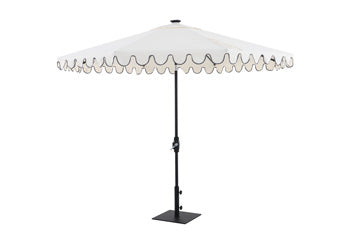 Spring Palms Outdoor Twist Tilt Umbrella White