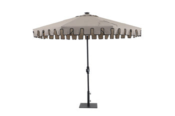 Spring Palms Outdoor Twist Tilt Umbrella Light Tan