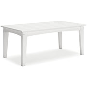 Hyland Wave Rectangular Cocktail Table White