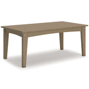 Hyland Wave Rectangular Cocktail Table Driftwood