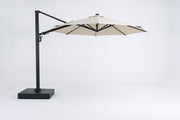 Spring Palms Outdoor 11' LED Offset Umbrella Tan