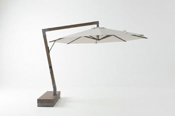 Spring Palms Outdoor 11' Side Wind Umbrella Light Tan
