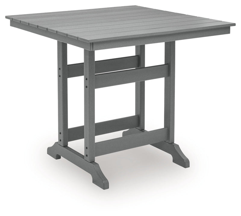 Ross Cove Square Counter Table with Umbrella Option