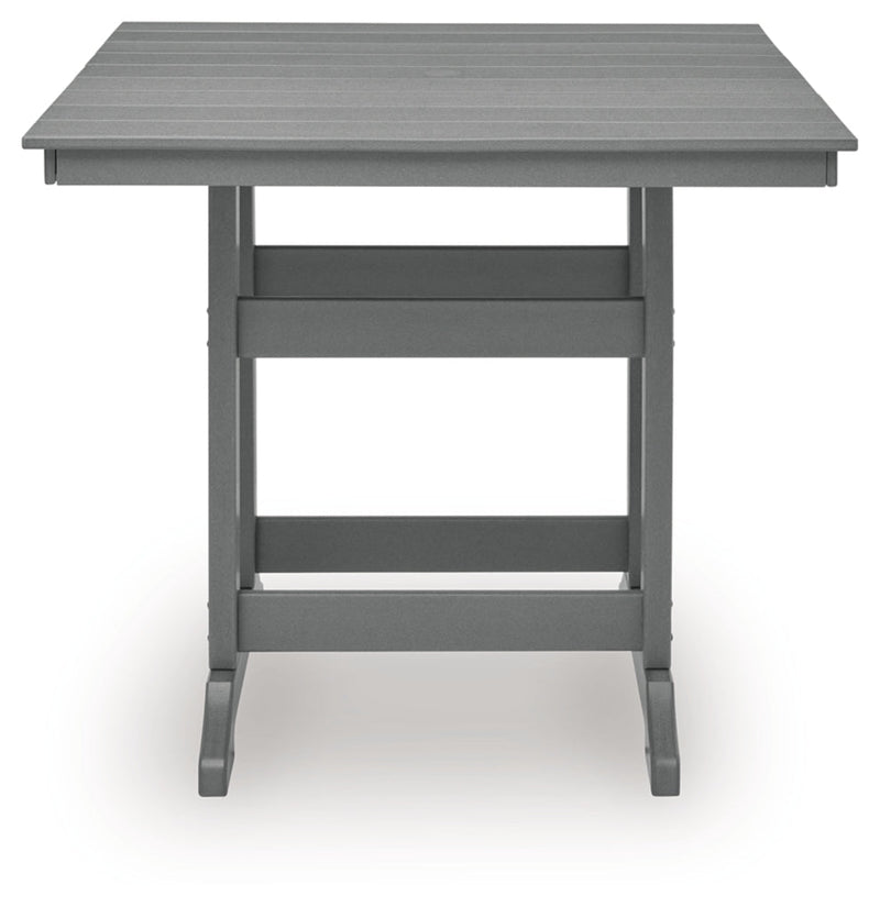 Ross Cove Square Counter Table with Umbrella Option