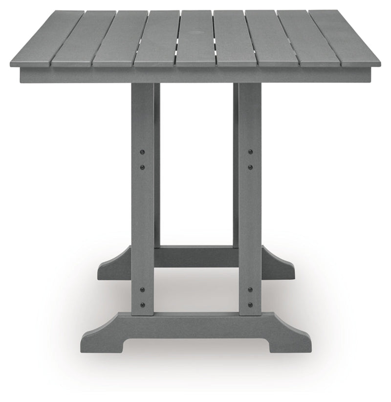 Ross Cove Square Counter Table with Umbrella Option