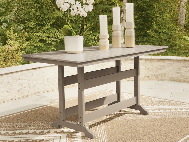 Sandy Dune RECT COUNTER TABLE with Umbrella Option