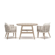 Ivory Vine Chairs w/CUSH/Table Outdoor