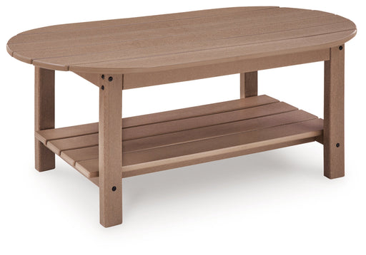 Cliffs Beach Oval Table Oval Cocktail Table