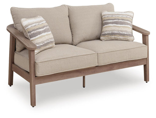 Francis Beach Loveseat w/Cushion Default Title