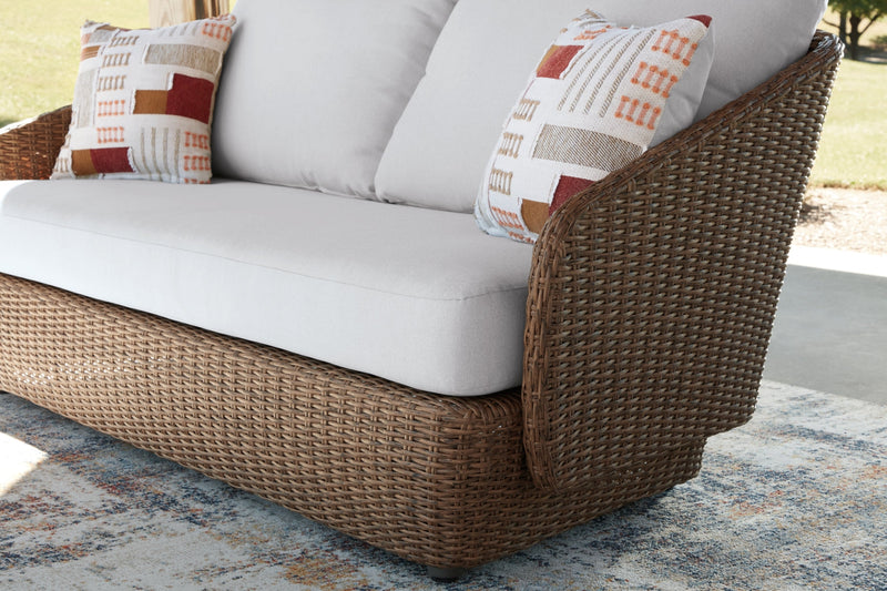 Cardiff Beach Love/ Swivel Chairs Set (3/CN)