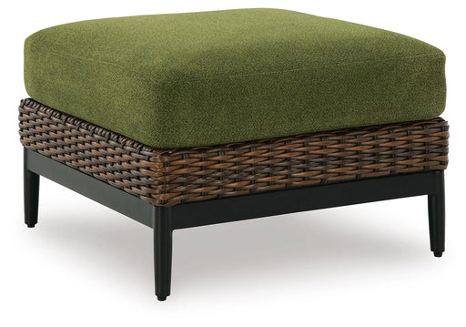 Horizon Outdoor Hall Ottoman with Cushion