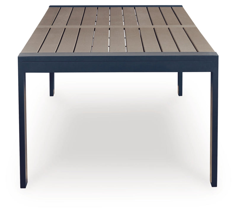 Mabry Shores RECT Dining Table with Umbrella Option