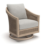 Thunder Trails Outdoor Swivel Lounge Chair w Cushion