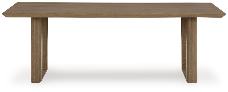 Serene Bay RECT Dining Table with Umbrella Option