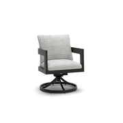 Salina Bay Outdoor Outdoor Swivel Chair with Cushion (Set of 2)