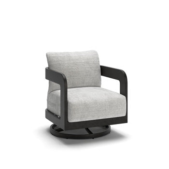 Salina Bay Outdoor Outdoor Swivel Lounge Chair with Cushion