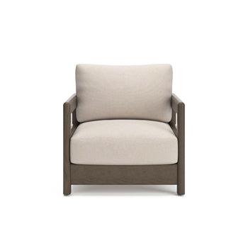 Arc Lake Outdoor Outdoor Lounge Chair with Cushion