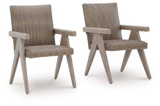 Carisbo Dining Chairs (Set of 2) Arm Chair (2 CN)
