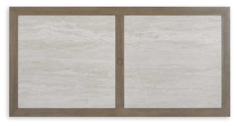 Rainier Ranch RECT Dining Table with Umbrella Option