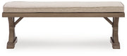 Revare Beach Bench with Cushion