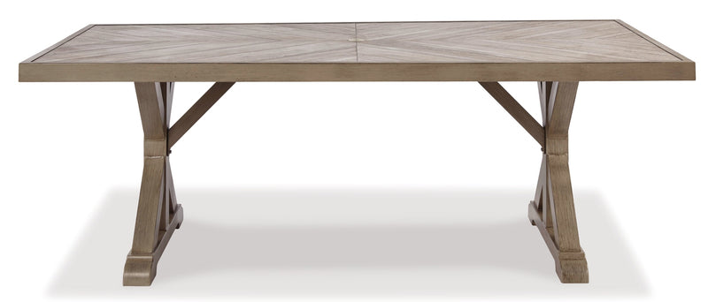 Beachcroft RECT Dining Table with Umbrella Option