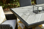 Beachcroft RECT Dining Table with Umbrella Option