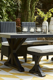 Beachcroft RECT Dining Table with Umbrella Option