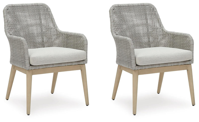 Seton Dining Chairs Creek Arm Chair With Cushion (2 CN)