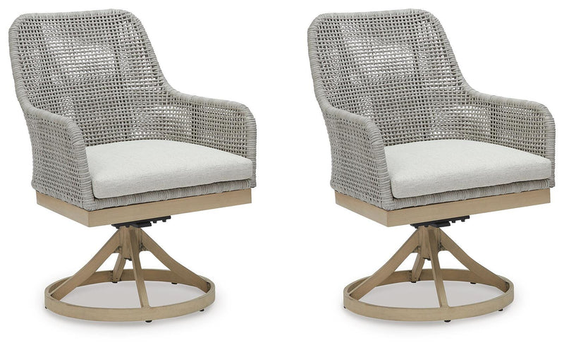 Seton Dining Chairs Creek Swivel Chair w Cushion (2 CN)