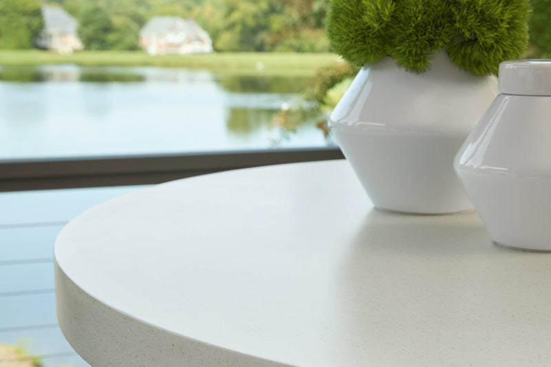 Seton Creek Round Bar Table with Umbrella Option