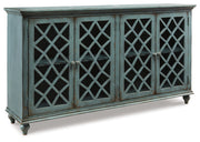 Mirimyn Accent Cabinet Antique Teal